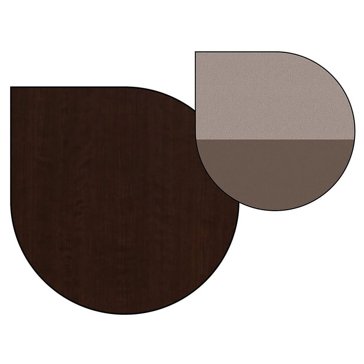 Cherry Two Person Straight Desk Office Suite B681829
