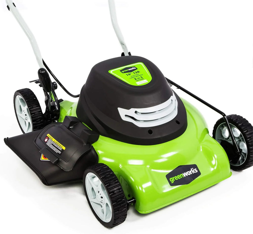 18 Corded Electric 12 Amp Push Lawn Mower M232437
