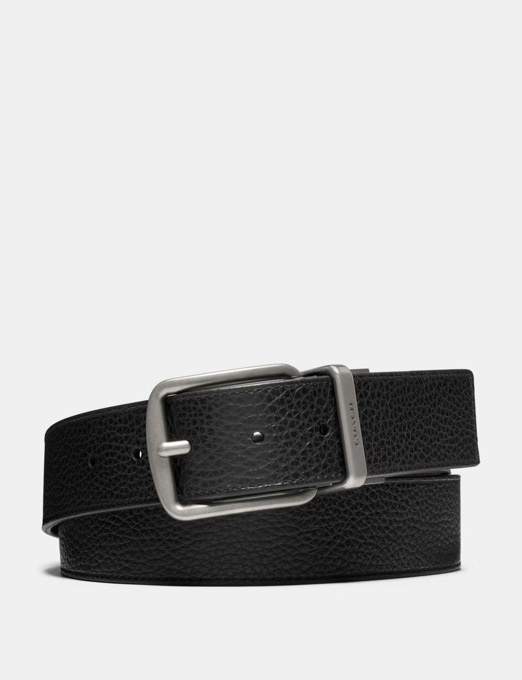 Black Pebble Leather Belt S792198