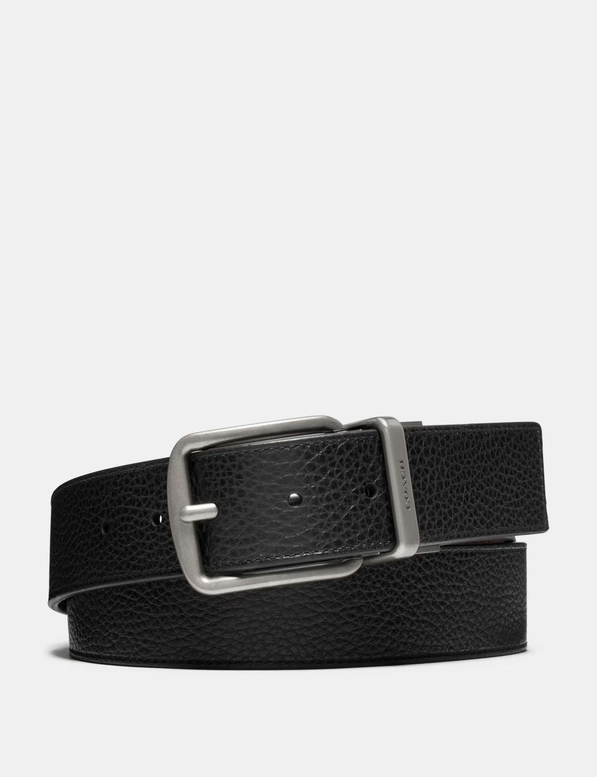 Black Pebble Leather Belt S792198