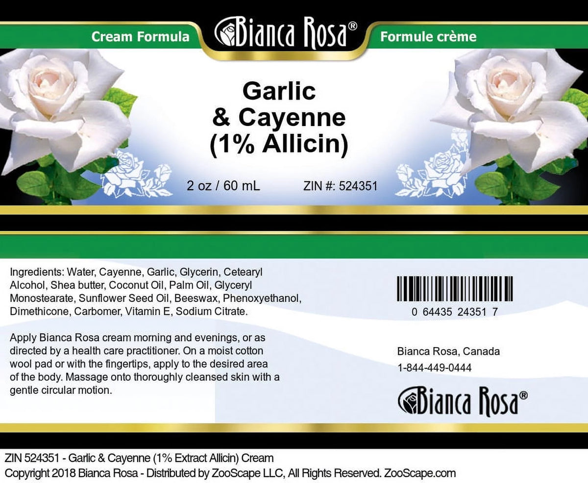 Garlic & Cayenne Hand and Body Cream, 2 oz, 3-Pack B45415