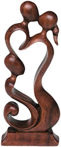 Brown Suar Wood Sculpture S749