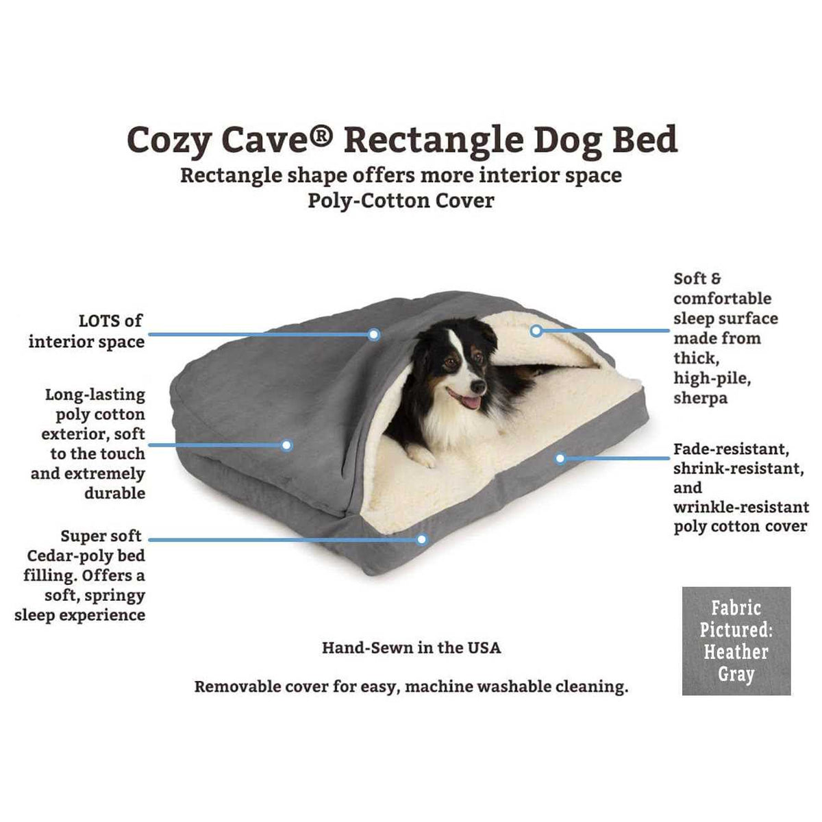 Rectangle Pet Bed A415