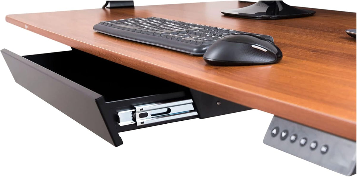 Black Lockable Under-Desk Drawer Storage Organizer N44119