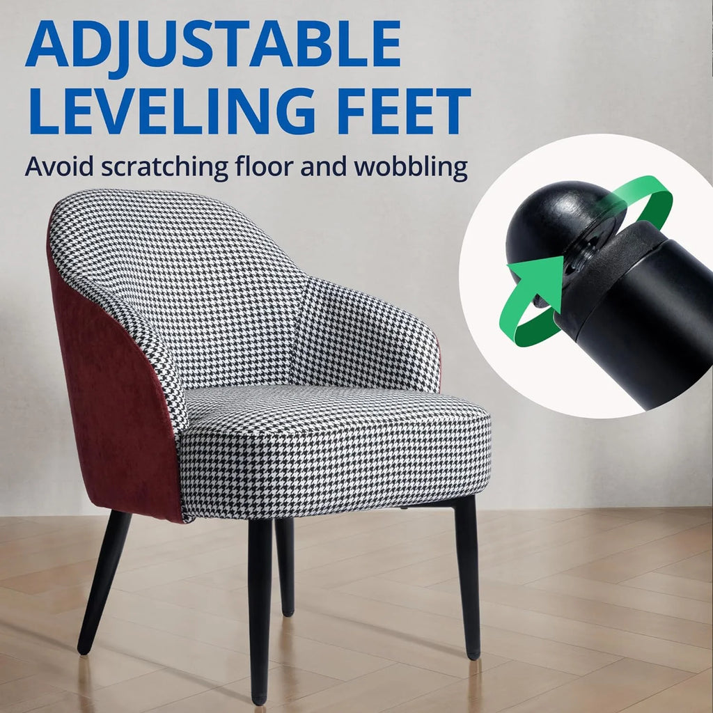 Houndstooth Upholstered Accent Chair N724