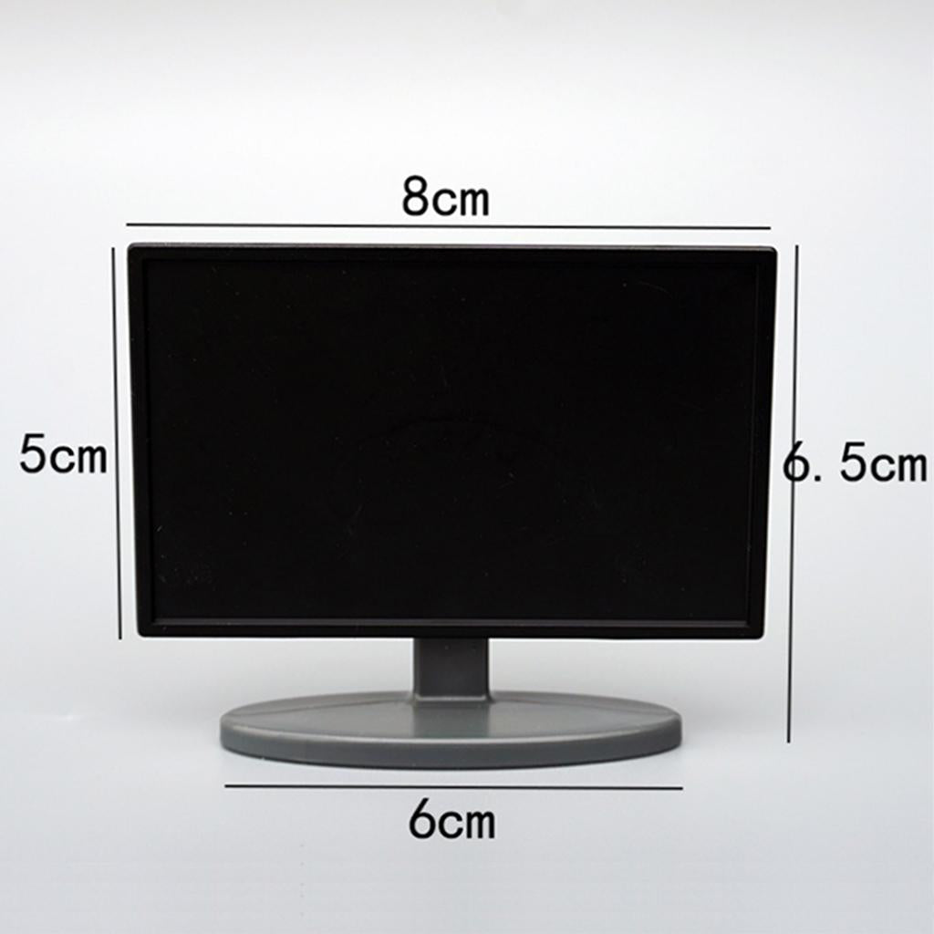 1:12 Scale Mini TV with Television Cabinet Dollhouse Furniture R446