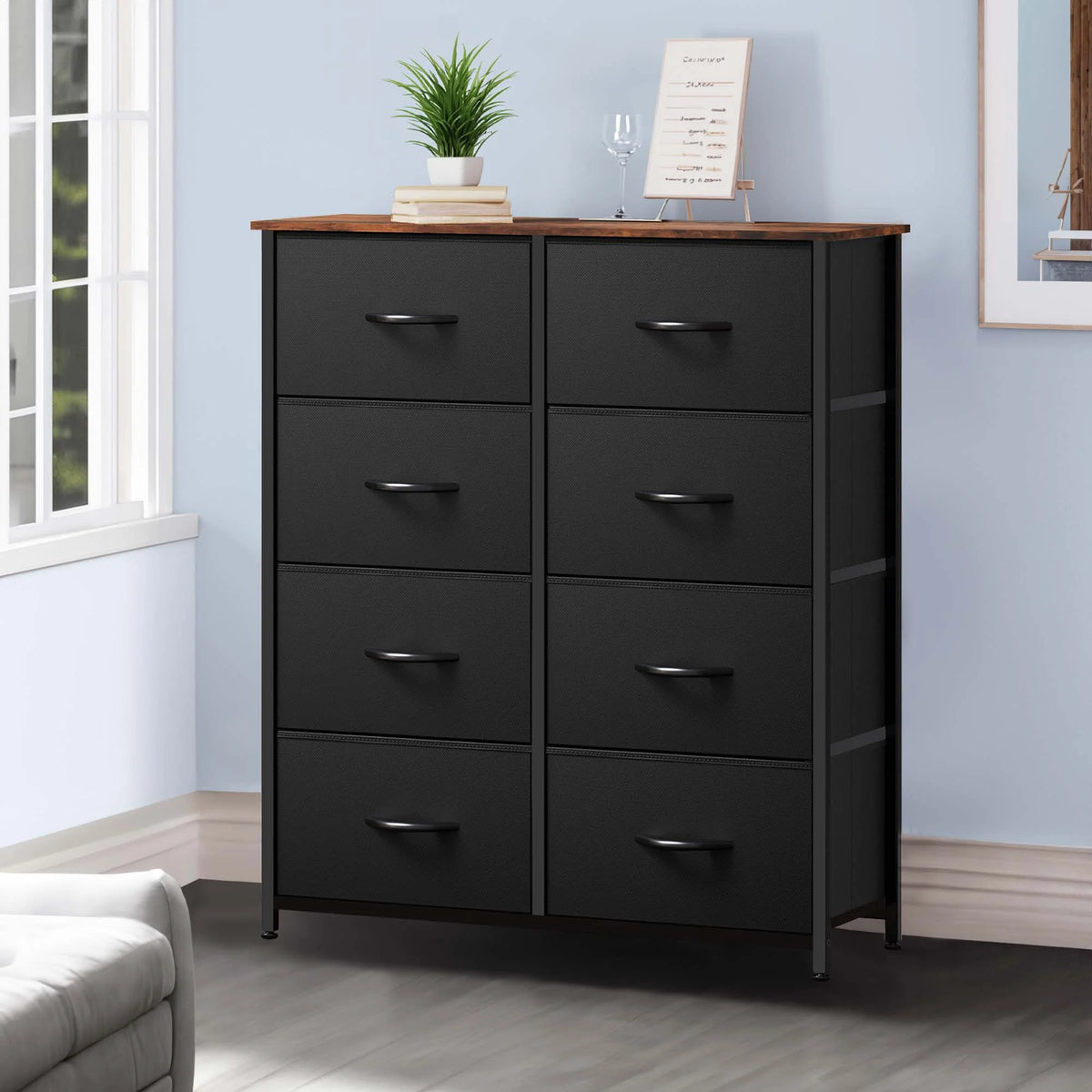 8 Drawer Fabric Storage Dresser V32594