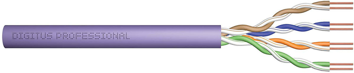 Cat-5e Cat-6 Cat-6a Cat-7 Cat-7A Purple Network Cable 305M P91910