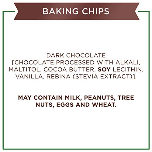 Sugar Free Dark Chocolate Baking Chips, 8 ounce Z26175