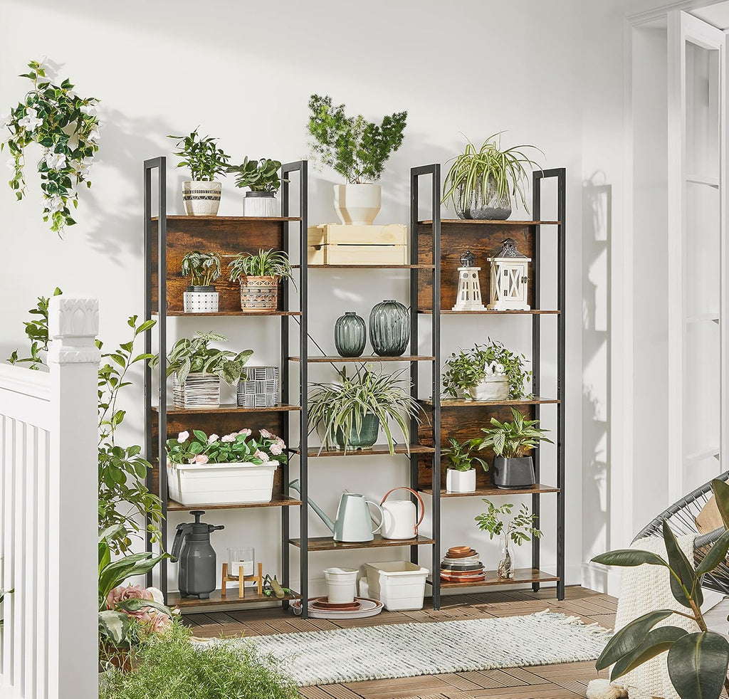 5 Tier Bookshelf with 14 Storage Shelves C843