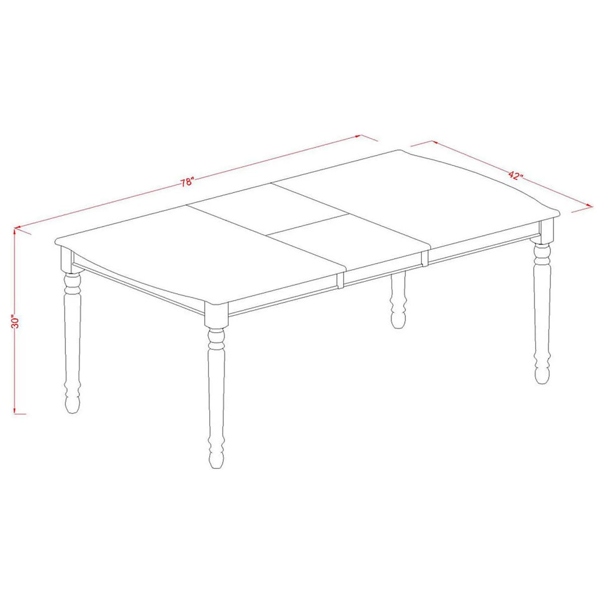 9 Piece Wood Dining Table Set M222