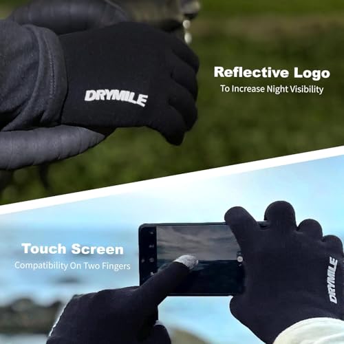 Waterproof Winter Wool Blend Touchscreen Gloves P579626