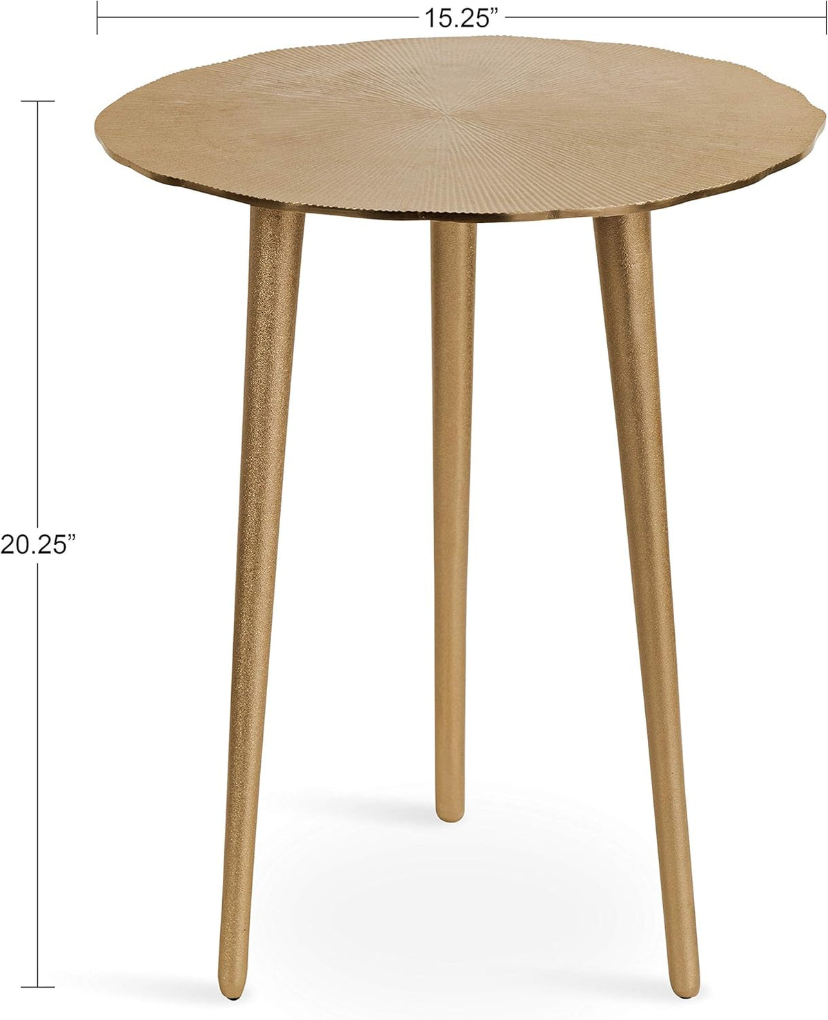 Gold Sand Casted Iron Side Table S11680