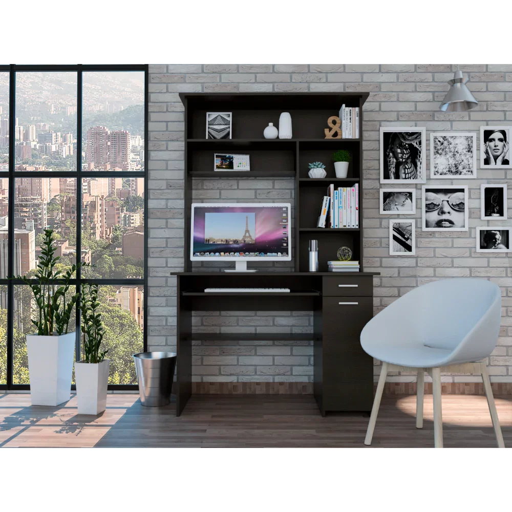 Modern Black Wengue Desk Z4559
