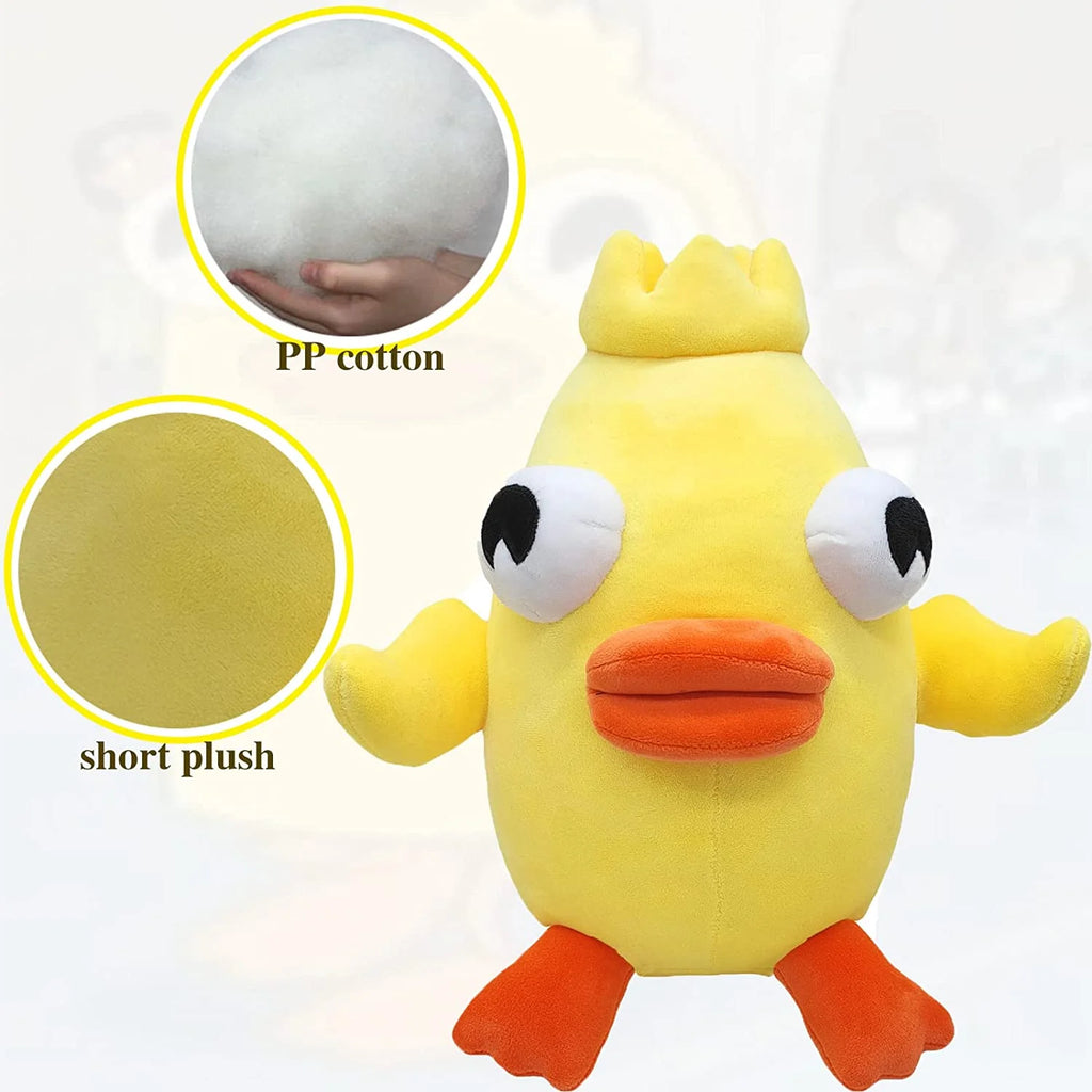 Peach Duck Plush Toy Doll W1635