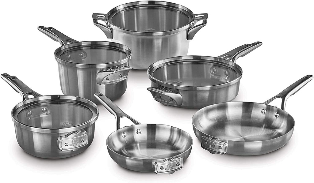 10-Piece Stainless Steel Cookware Set F55721