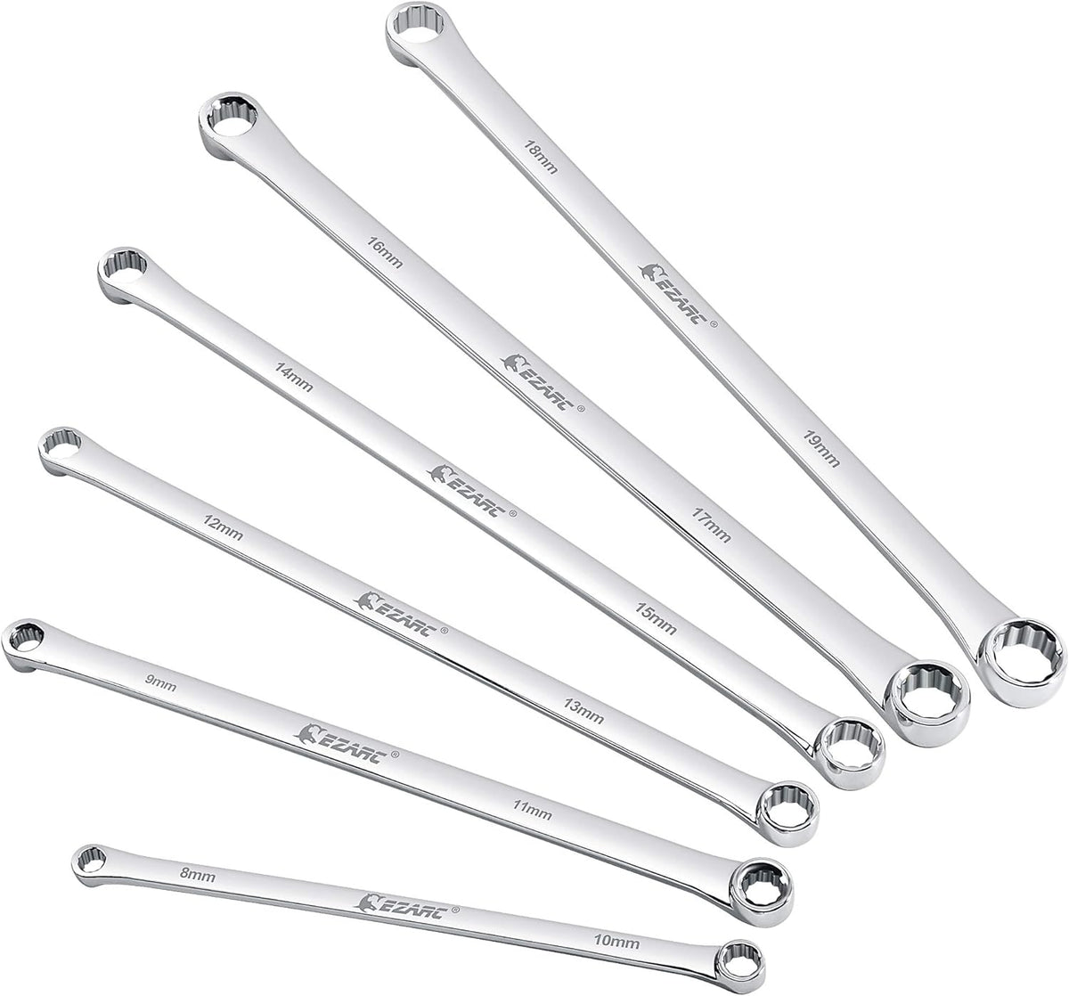 6PCS Metric Combination Wrench Set 8mm - 19mm I861634