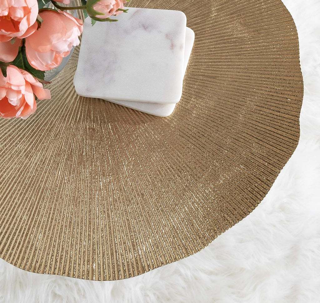 Gold Sand Casted Iron Side Table S11680