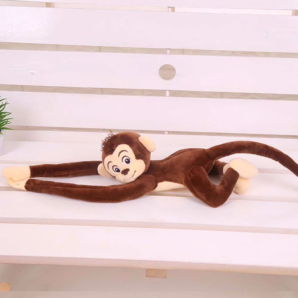 Brown Long-Arm Monkey Plush Doll F98033
