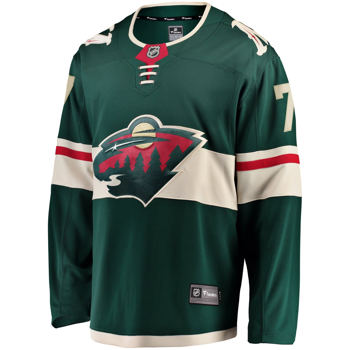 Men's Green Minnesota Wild Home Breakaway Player Jersey Y111508