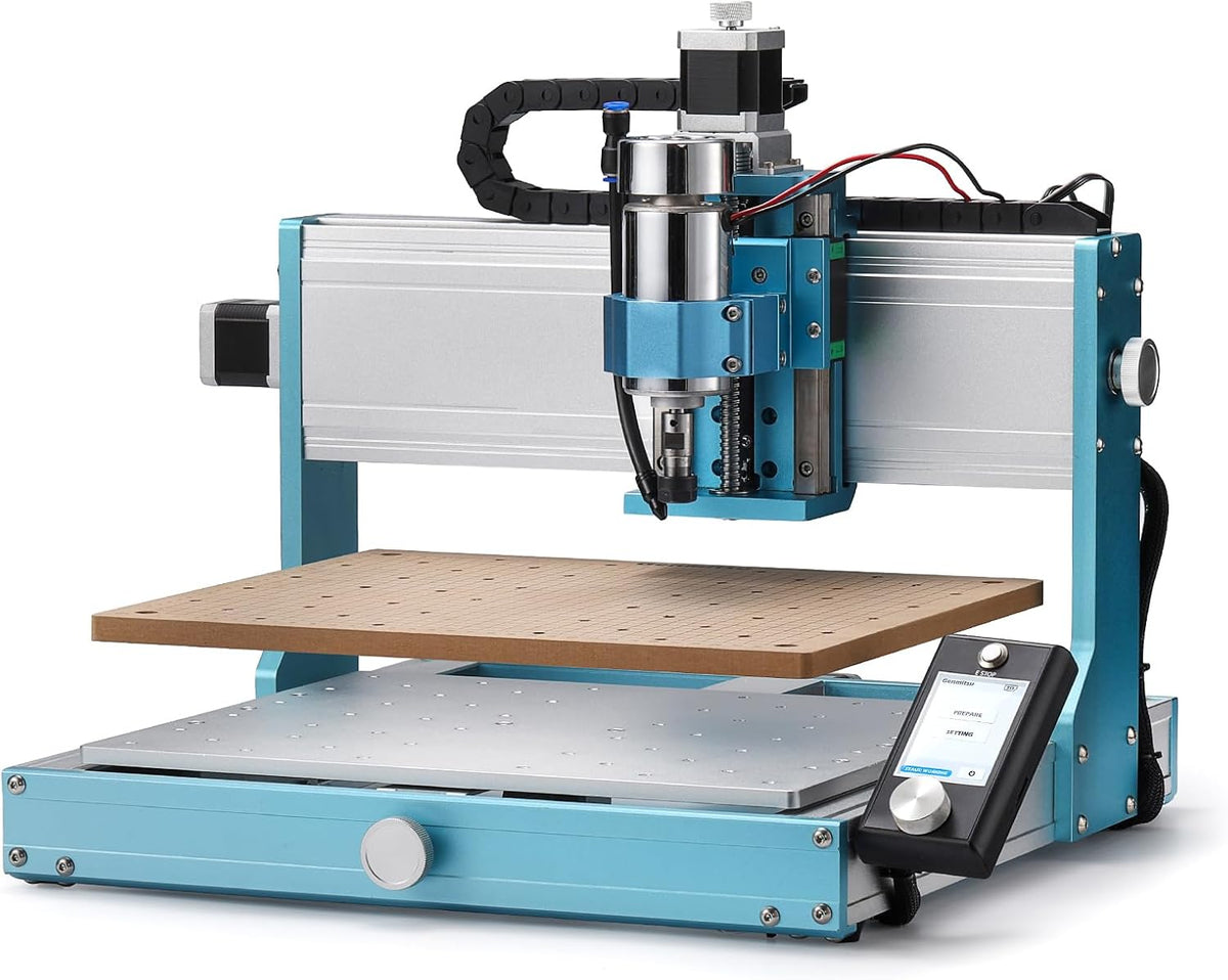 CNC Router Machine with Linear Guide & Ball Screw Motion, 360 x 300 x 12mm S744132