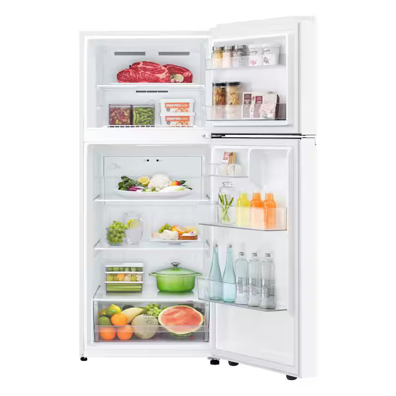 White Top Freezer Refrigerator Y617