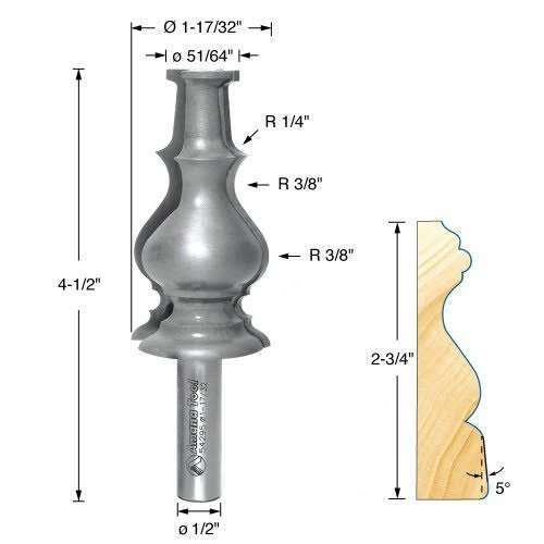 Carbide Tipped Colonial Door Casing W808832