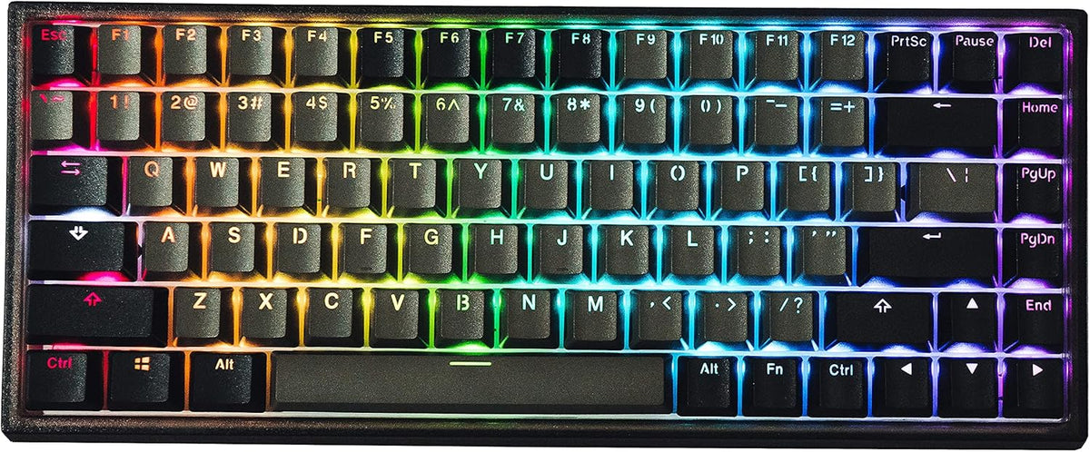 84-Key Hot Swappable Mechanical Keyboard with Translucent ABS Case W692724