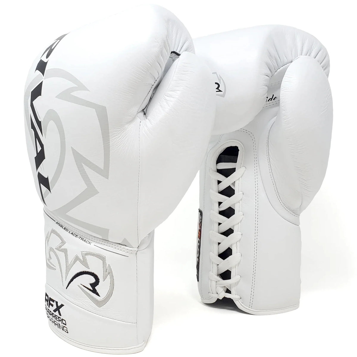 Red 12 oz Lace-Up Sparring Gloves Q4738