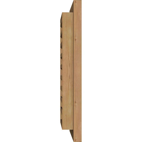 Unfinished Functional Vertical Gable Vent D310542
