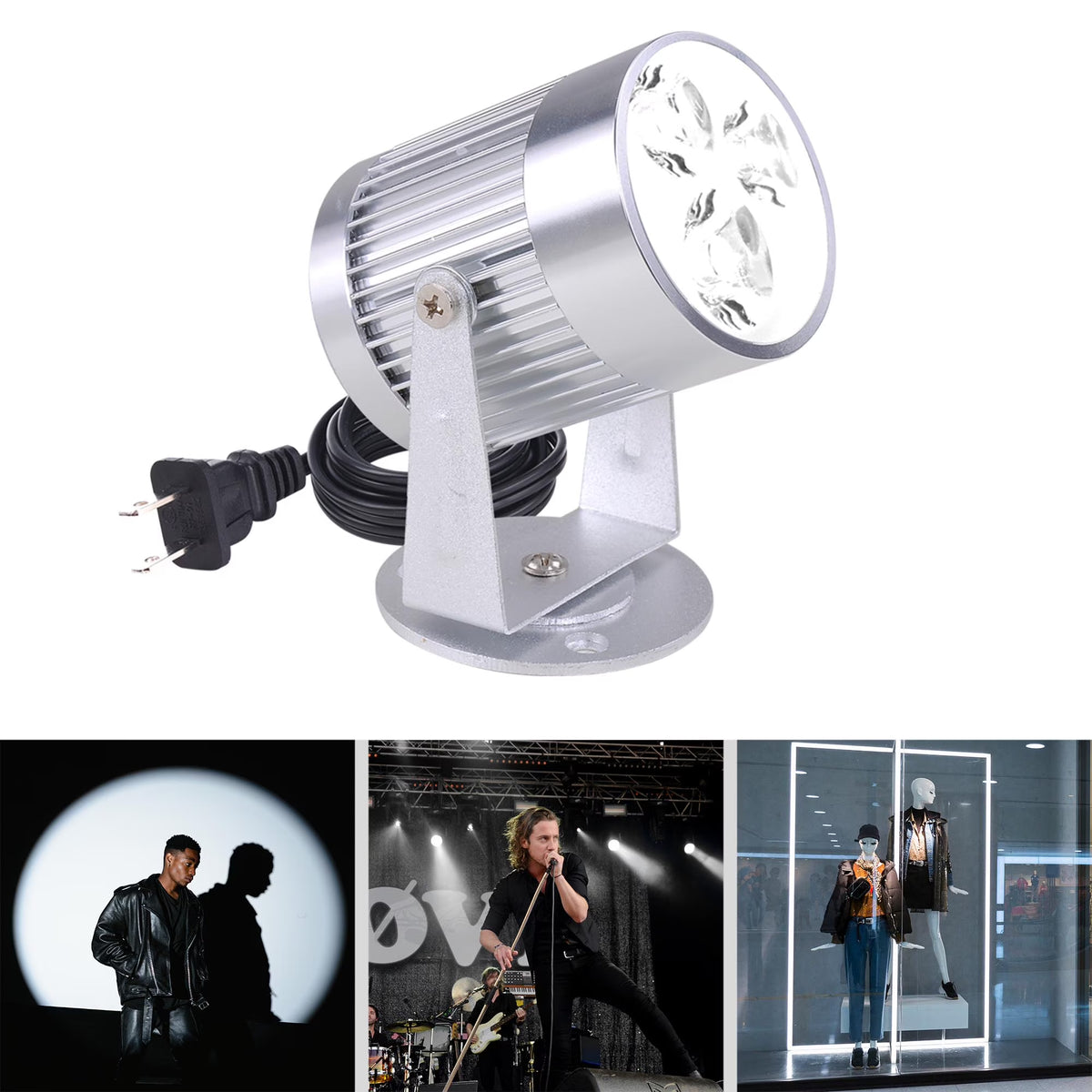 3W 3 LED Aluminum Pinspot Light W9612