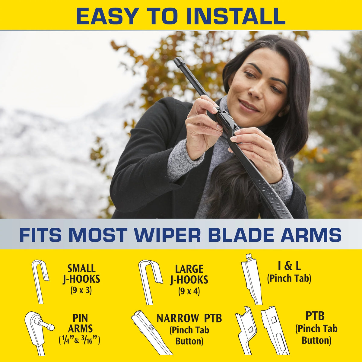26 2-in-1 Windshield Wiper Blade C847599