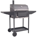BBQ Charcoal Smoker with Bottom Shelf Black J4906