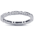 14K White Gold Diamond Eternity Ring P9242