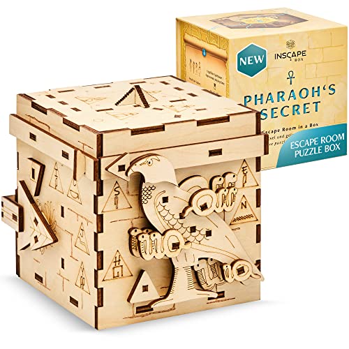 Wooden Puzzle Box with Hidden Compartments D6643