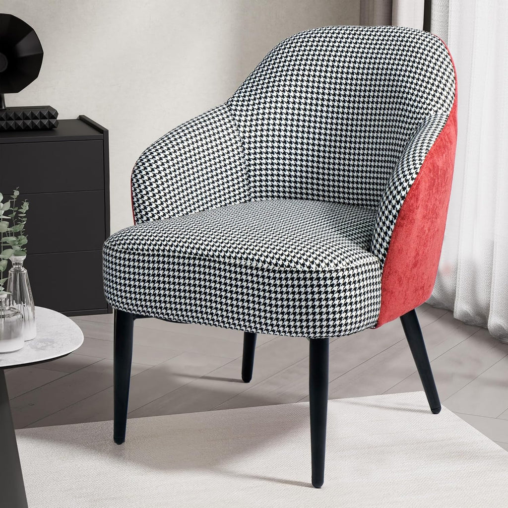 Houndstooth Upholstered Accent Chair N724