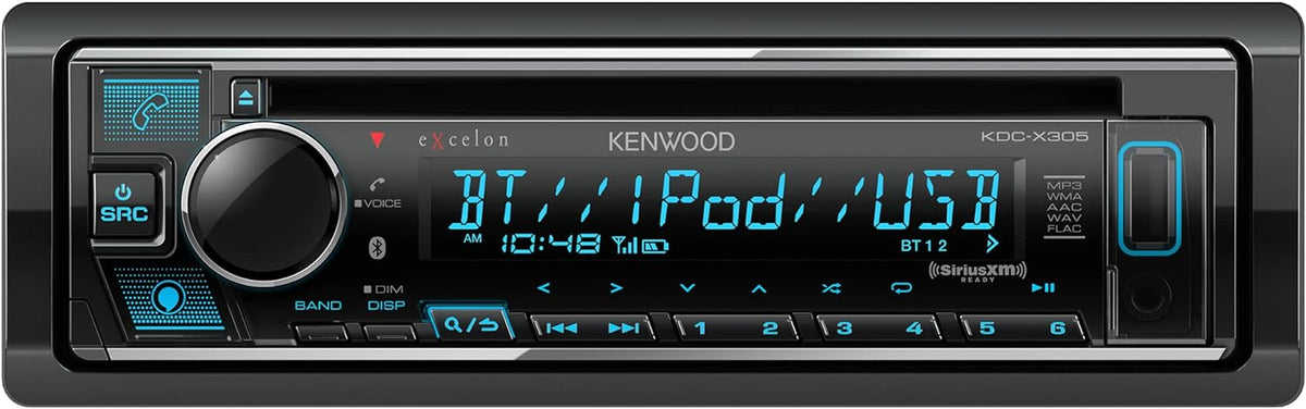 Car Stereo Receiver with Bluetooth, AM/FM Radio, USB D206852