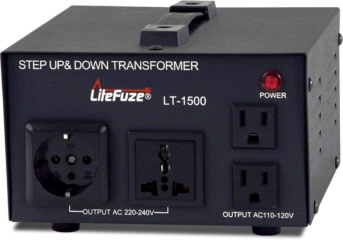 5000 Watt Voltage Converter Transformer 110V/220V Circuit Breaker Protection Heavy Duty C46885