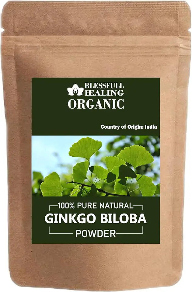 Organic Ginkgo Biloba Powder 200 Gram / 7.05 oz Q27121