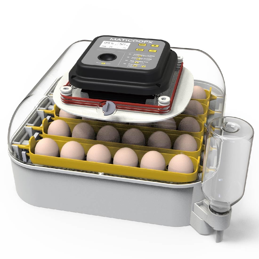 30 Egg Incubator with Humidity Display, Automatic Egg Turner S8728