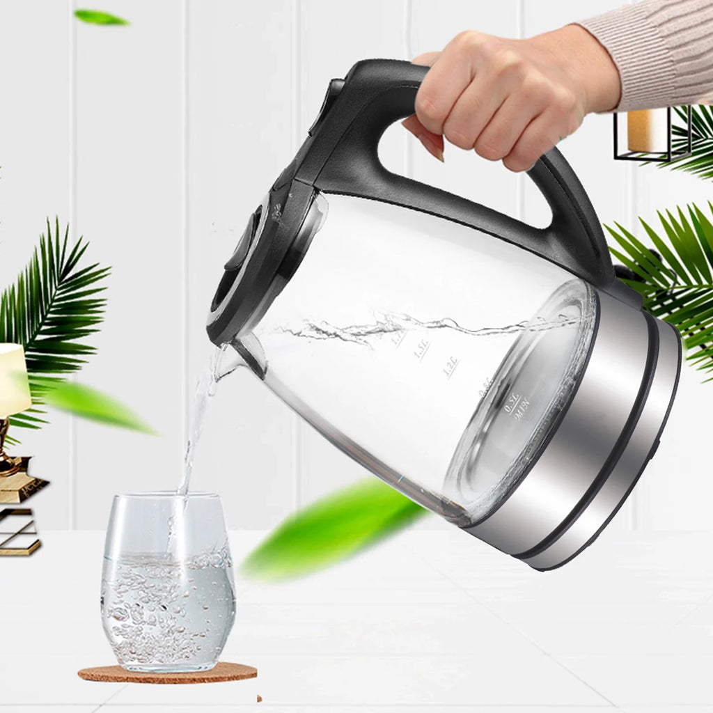 1.7L 1500W Glass Electric Kettle with Auto Shut-Off Z677528