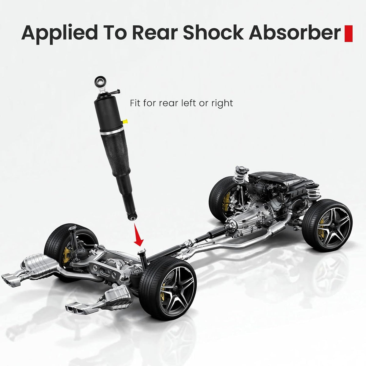 Air Suspension Absorber Rear Left or Right V31630