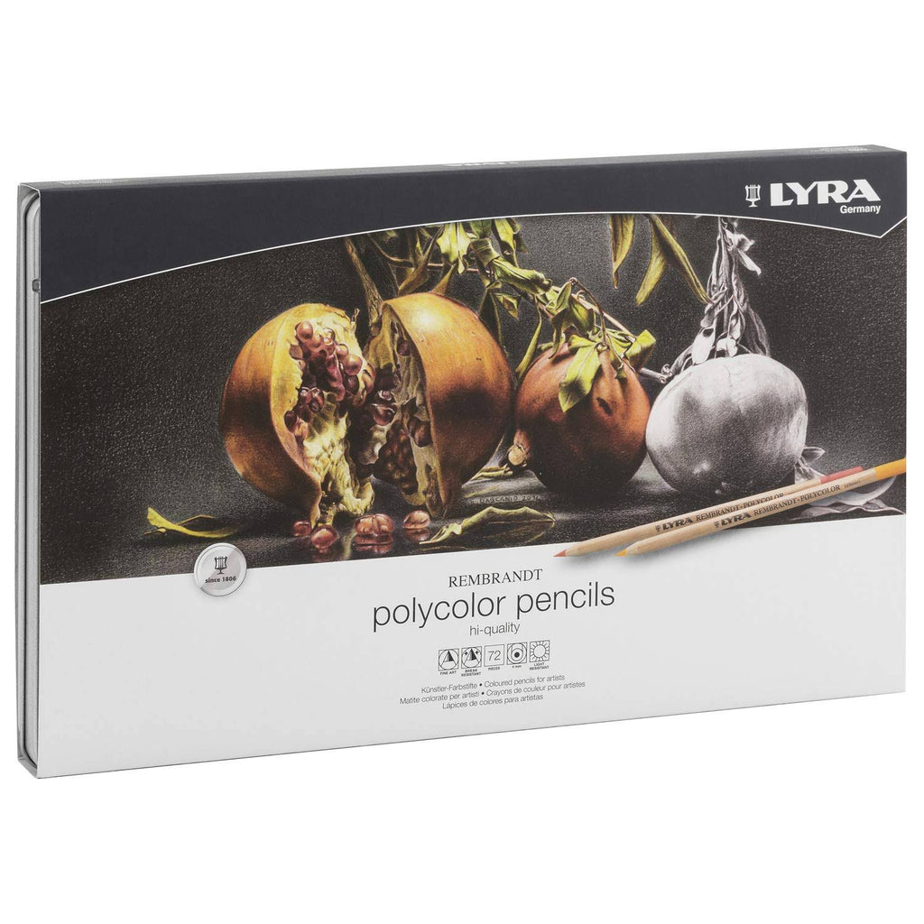 72 Metal Case Colored Pencils J9055