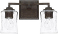 3-Light Iced Glass Bath Vanity Wall Mount B52316