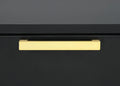 5-piece Tufted Panel Queen Bedroom Set Black and Gold Z978199
