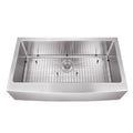 Undermount 35-7/8x22 Apron Front 16 Ga. Stainless Steel Kitchen Sink T45464