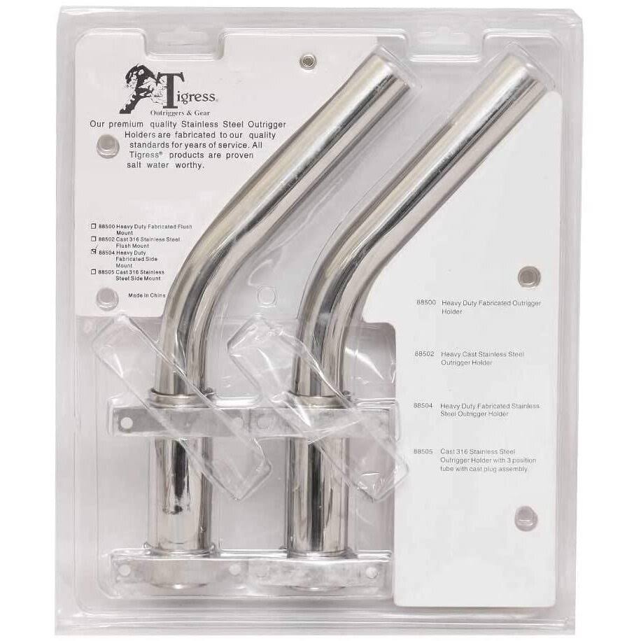 Side Mount Outrigger Holders 304 S.S. Pair C39441