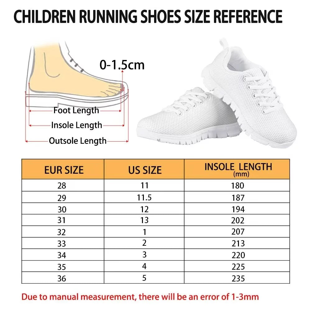 Sneakers for Girls Cartoon Alpaca Print Low Top Lace Up Size 4 O710054
