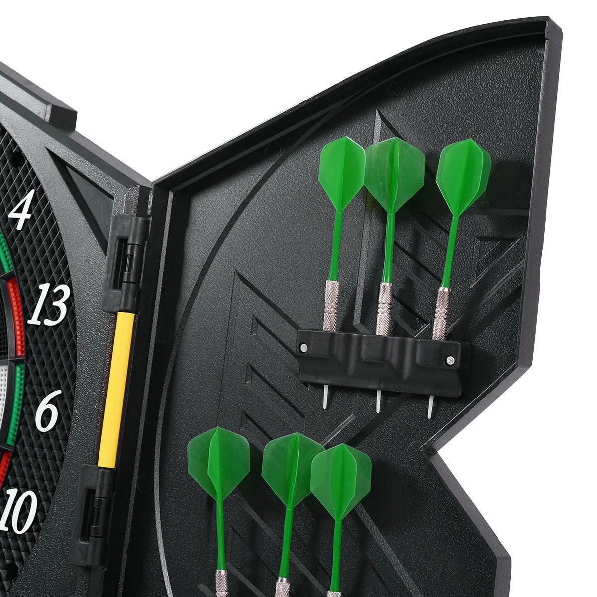 Electronic Dartboard Cabinet Set with 12 Darts Q63428