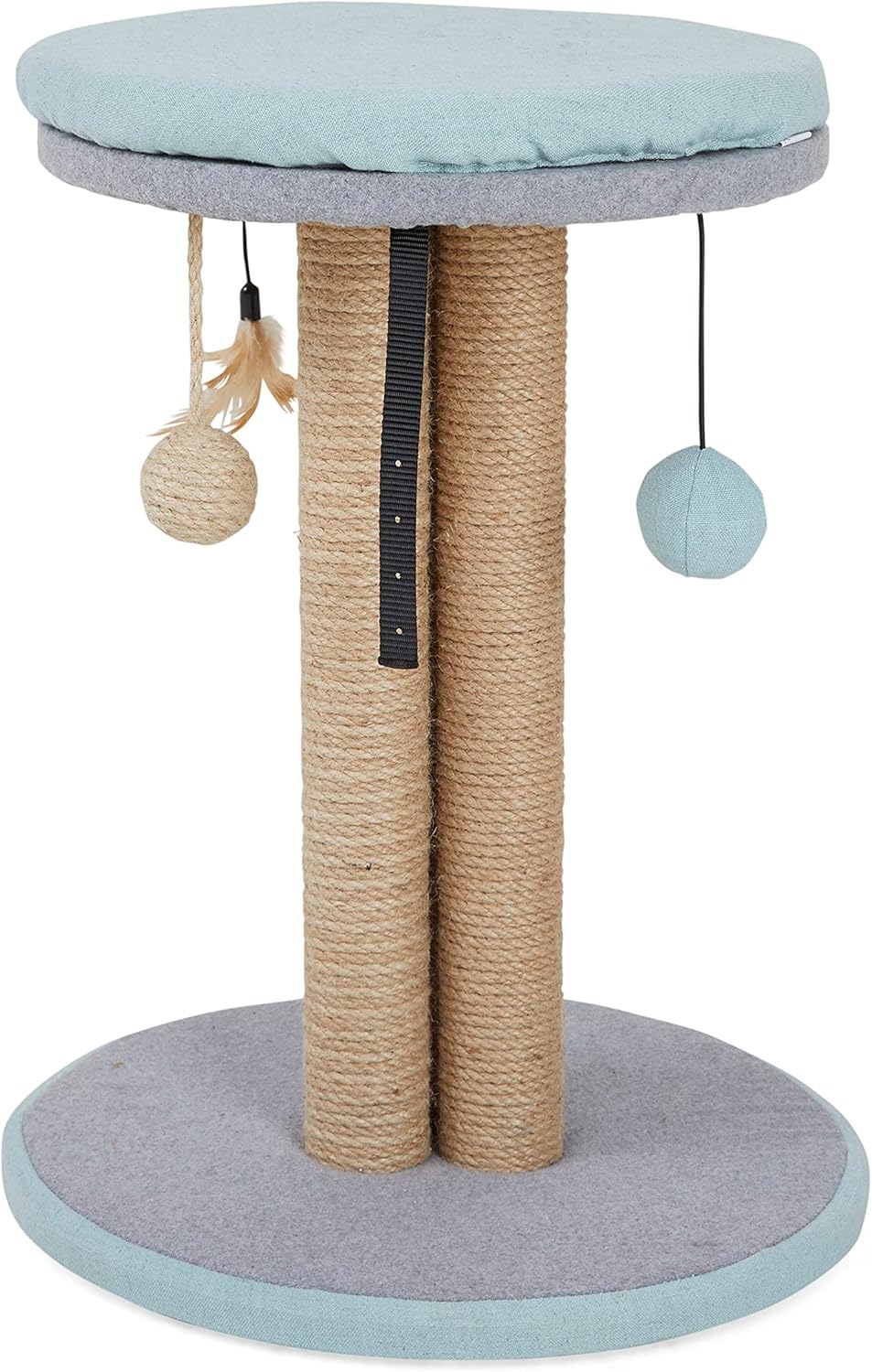 Cat Scratcher with 3-Sided Play Post, 20.5 H, Pack of 2 J886